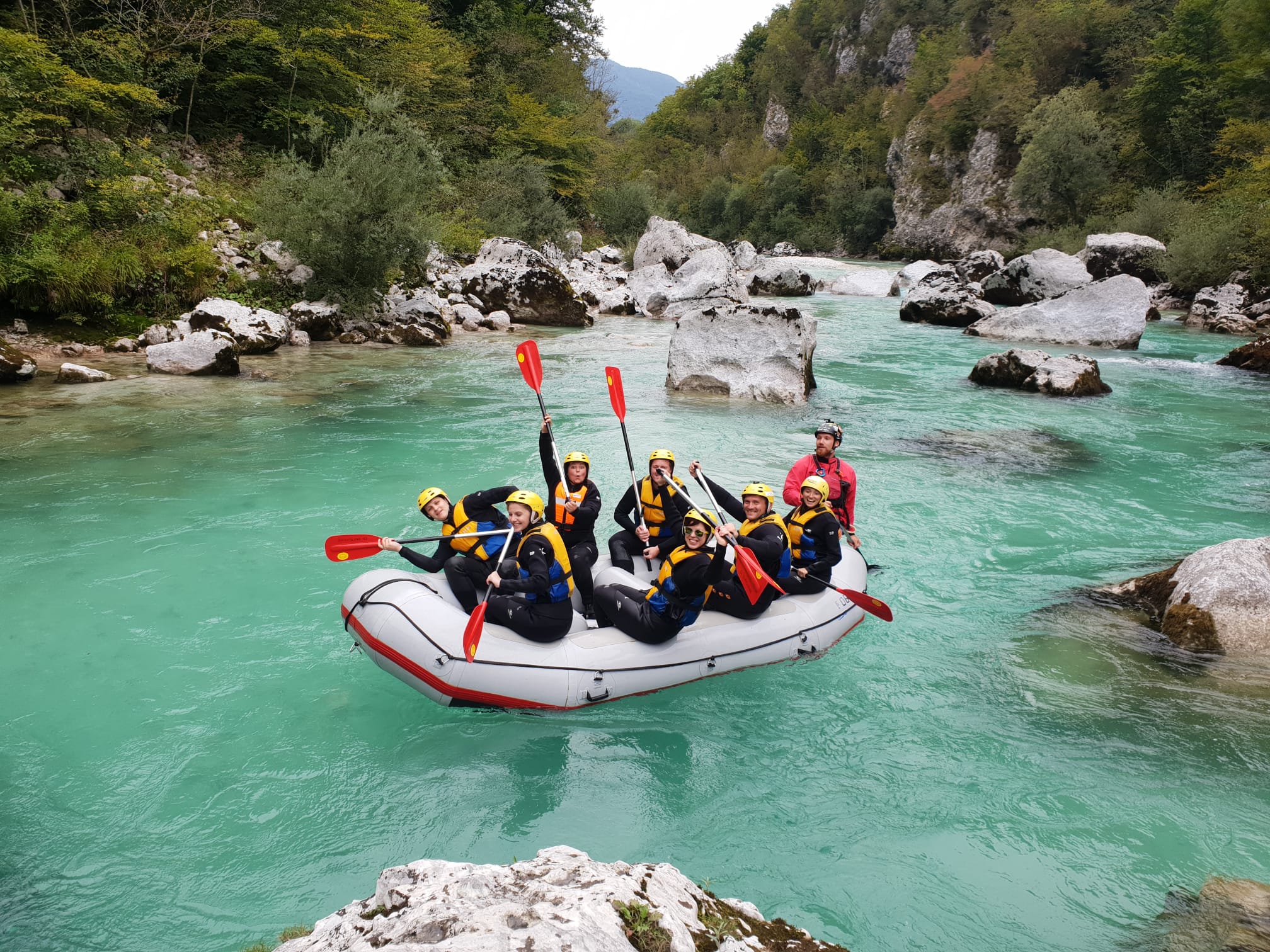 rafting Slovinsko
